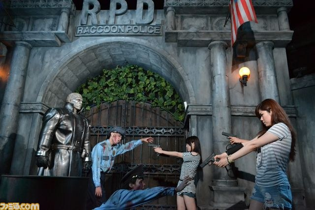 Simulador do Resident Evil na Universal Studios, Japão