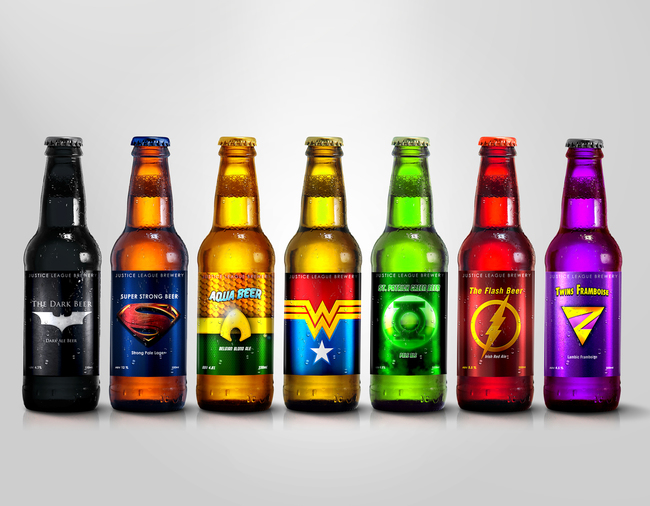 A cerveja dos Super-heróis