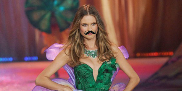 As lindas Angels victoria's secret de bigode