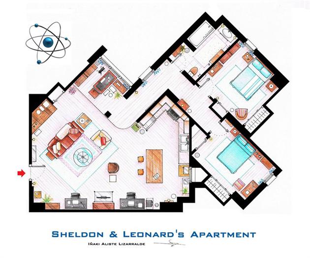 Famous-Television-Show-Home-Floor-Plans-2