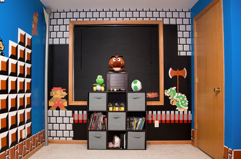 Quarto temático do super Mario Bros