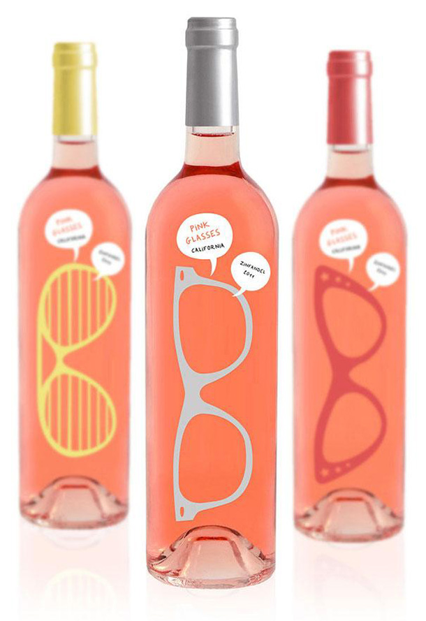 Pink-Glasses-Wine-Bottles