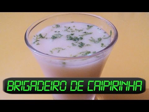 Brigadeiro de caipirinha no microondas