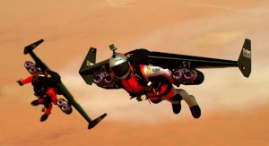 Voando sobre Dubai de Jetpacks
